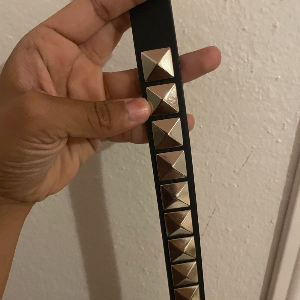 Black Studded Belt